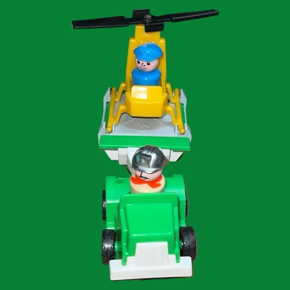 Vintage Fisher Price Little People - #344 Little Trucks 